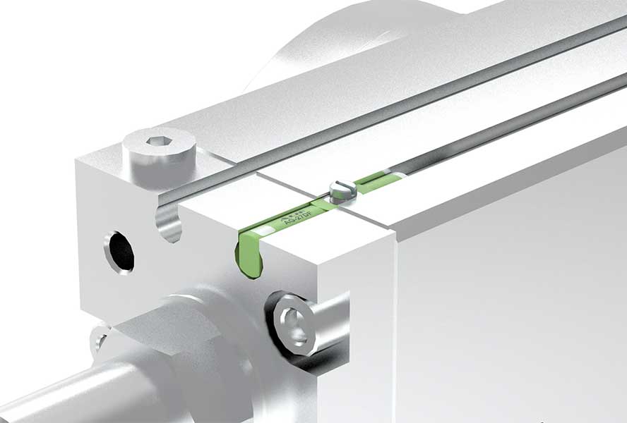 hydraulic cylinder position sensor