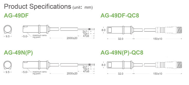 magnetic position sensor for hydraulic cylinder